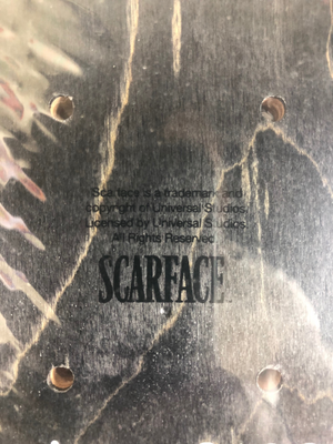 Supreme Scarface Shower Skateboard (FW17) (Size 8.625)