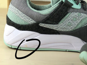 END x Saucony Grid 9000 'White Noise' (Size 12)