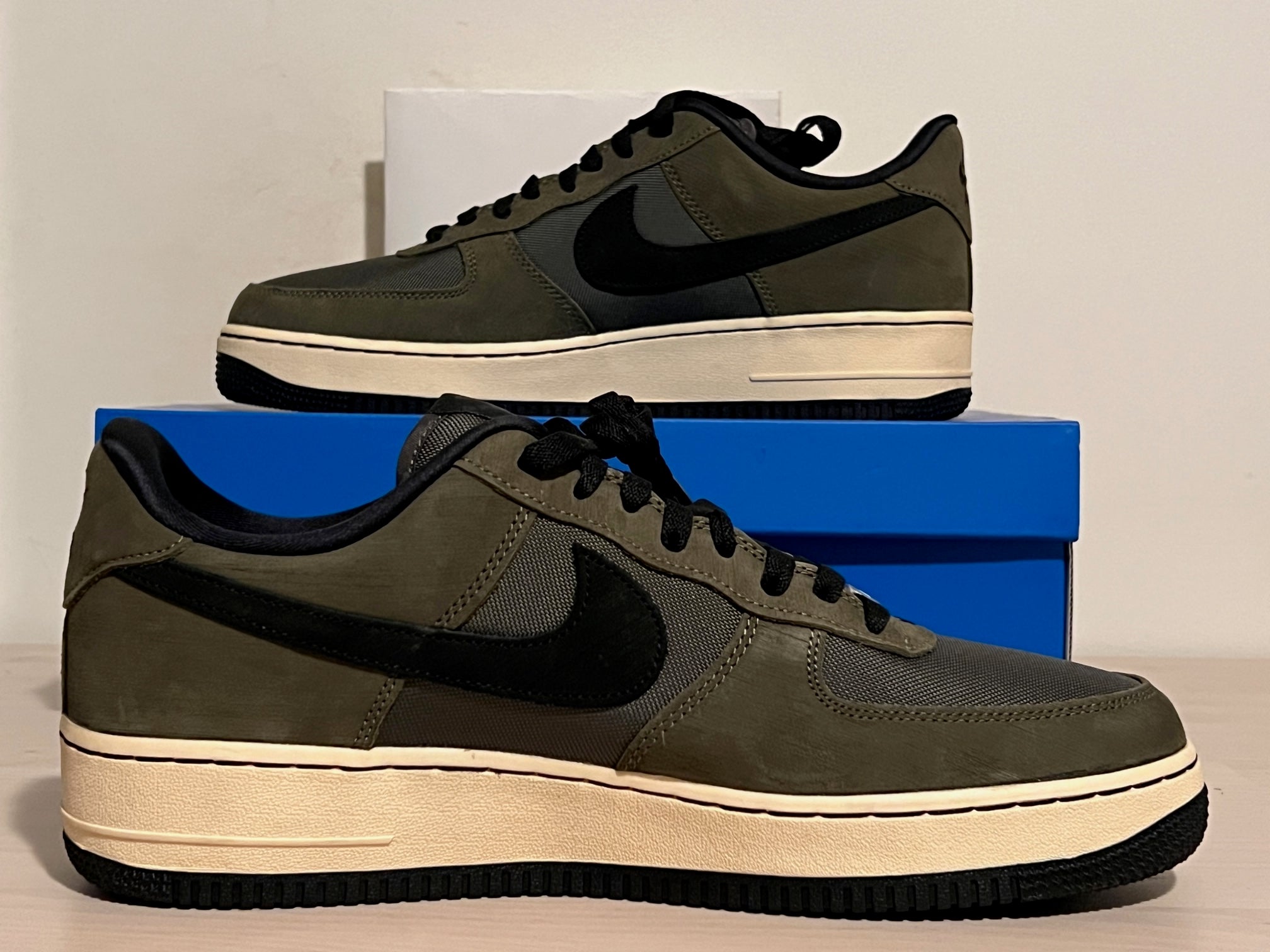 Nike Air Force 1 Low Undefeated Ballistic Olive Green Men's Sneakers Shoes