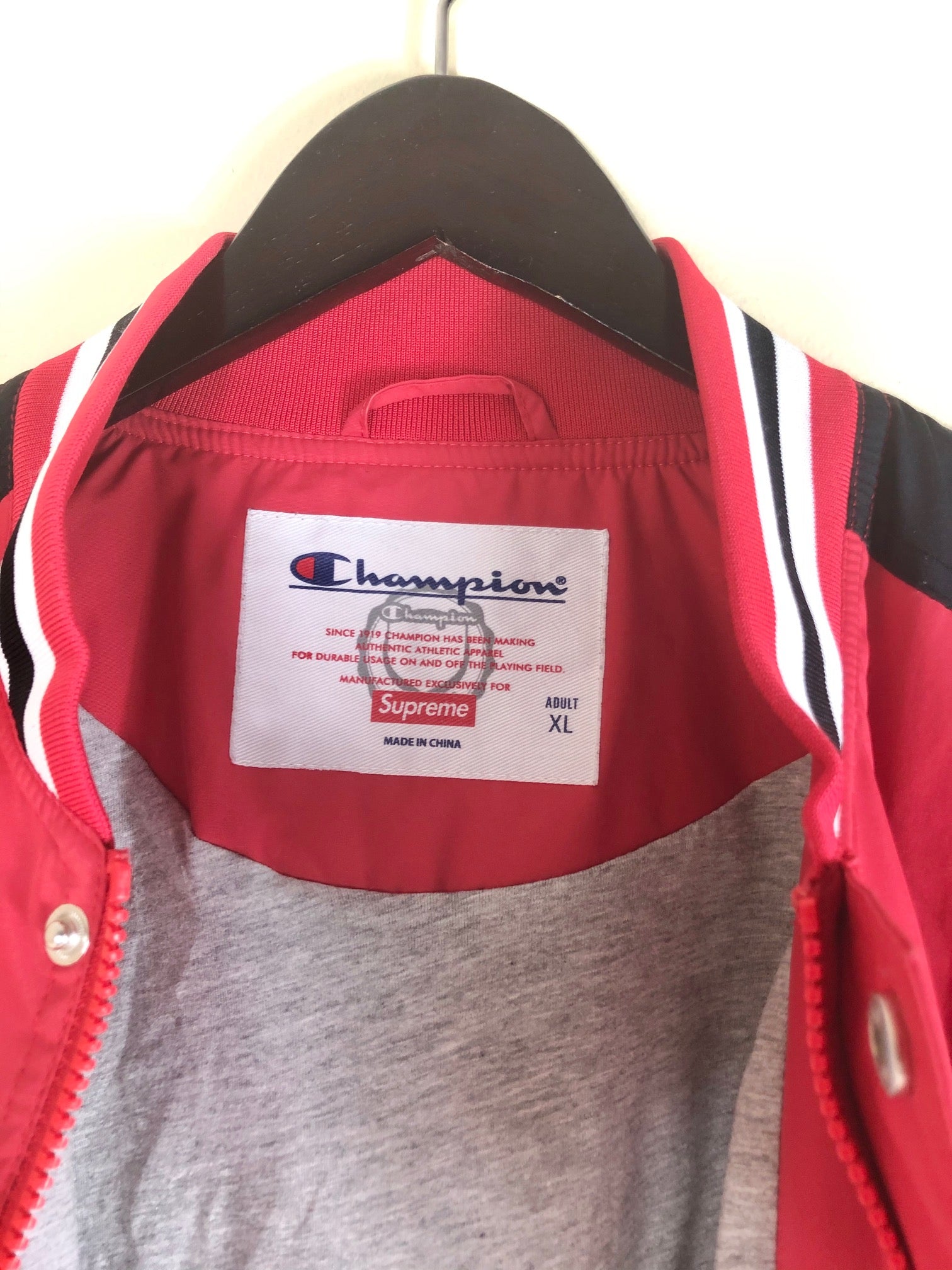 沸騰ブラドン 14SS SUPREME Mサイズ Champion Jacket Warm-Up Mサイズ