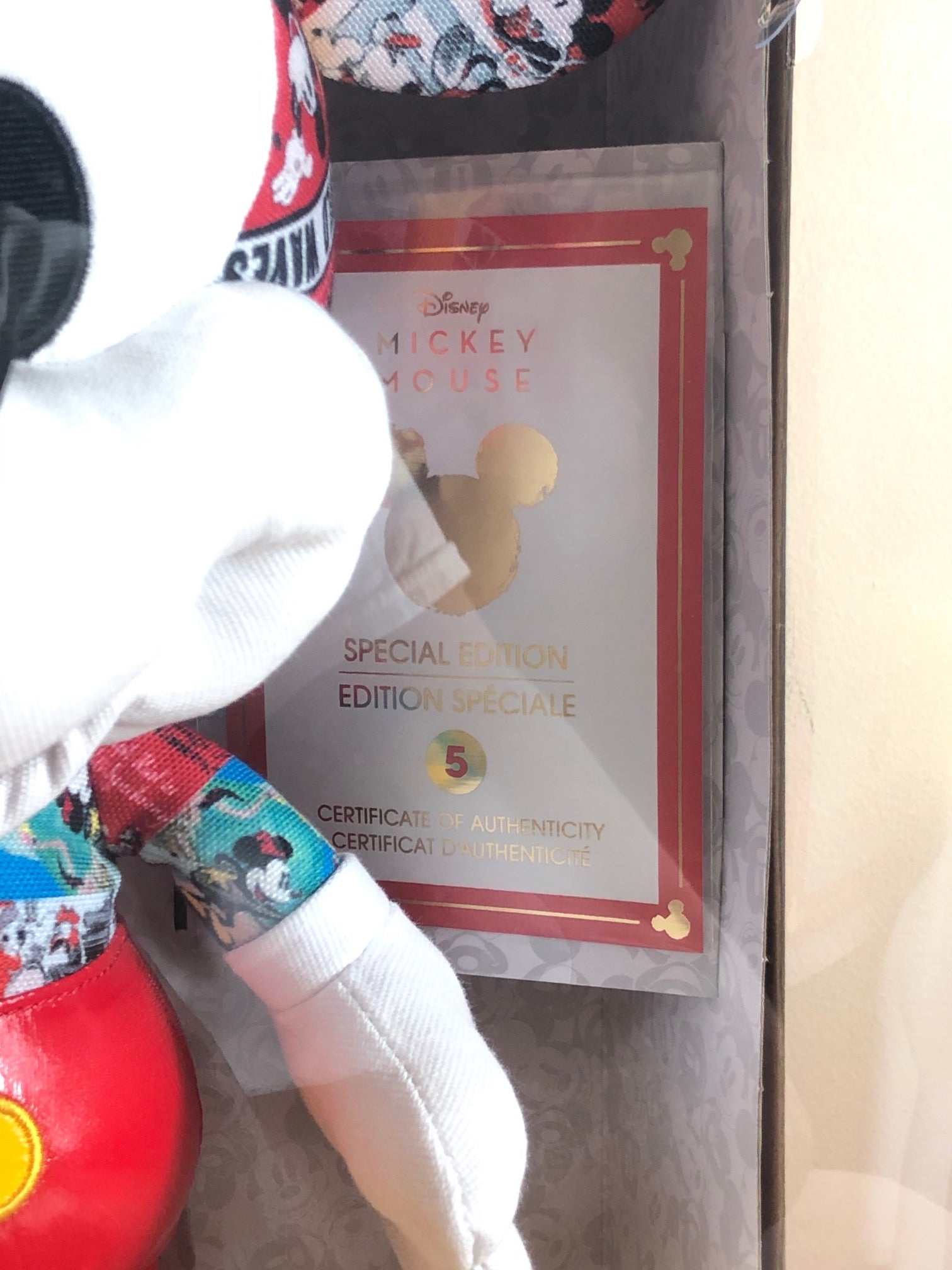 Disney Limited-Edition Movie Star Mickey Mouse Plush