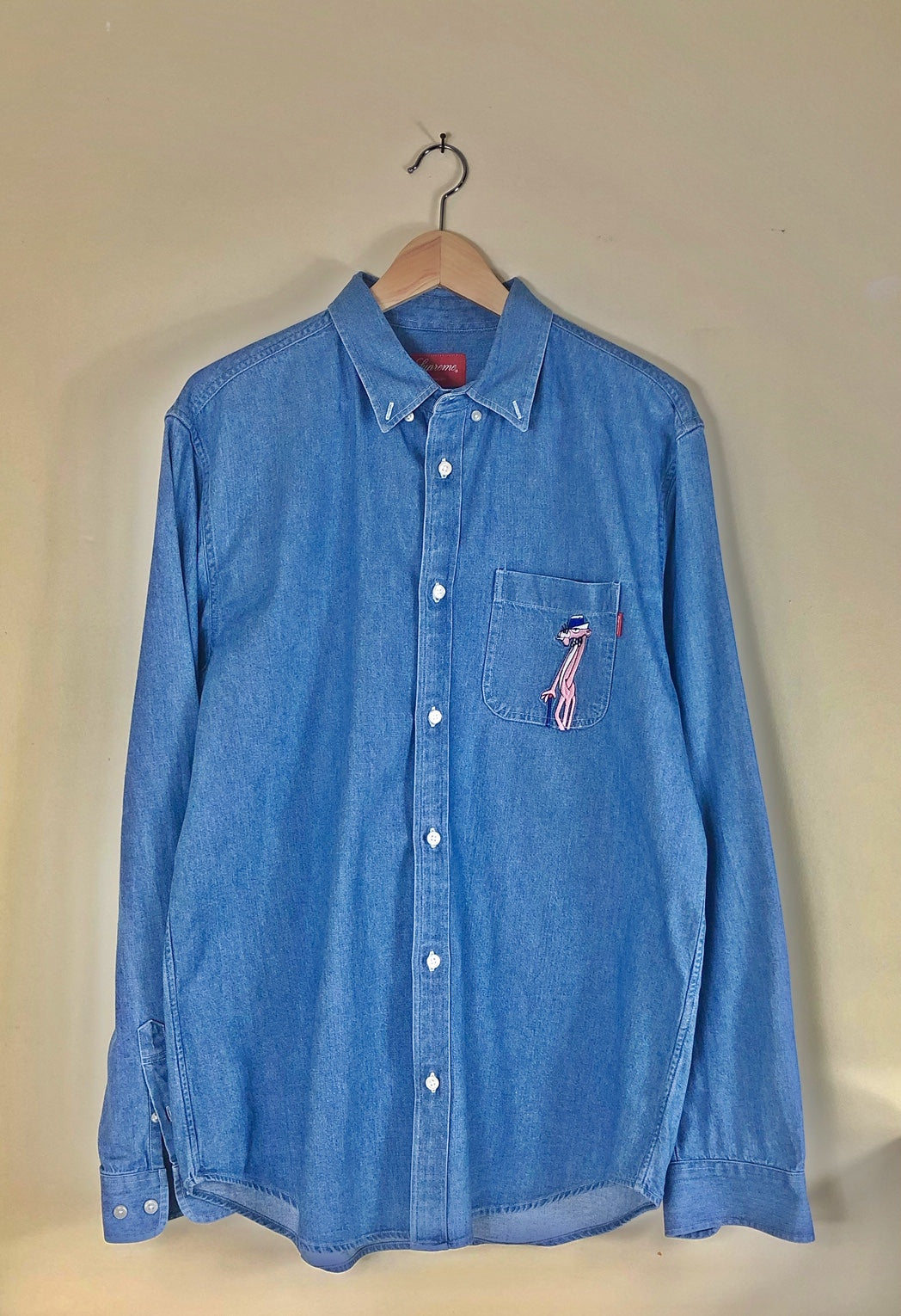 Supreme denim button up Outlet