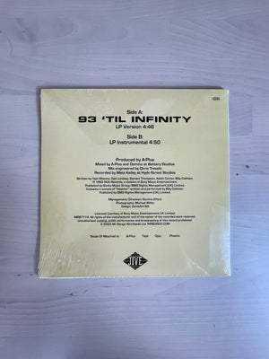 Souls of Mischief - 93 'Til Infinity 7" Vinyl (Fat Beats Exclusive Clear)