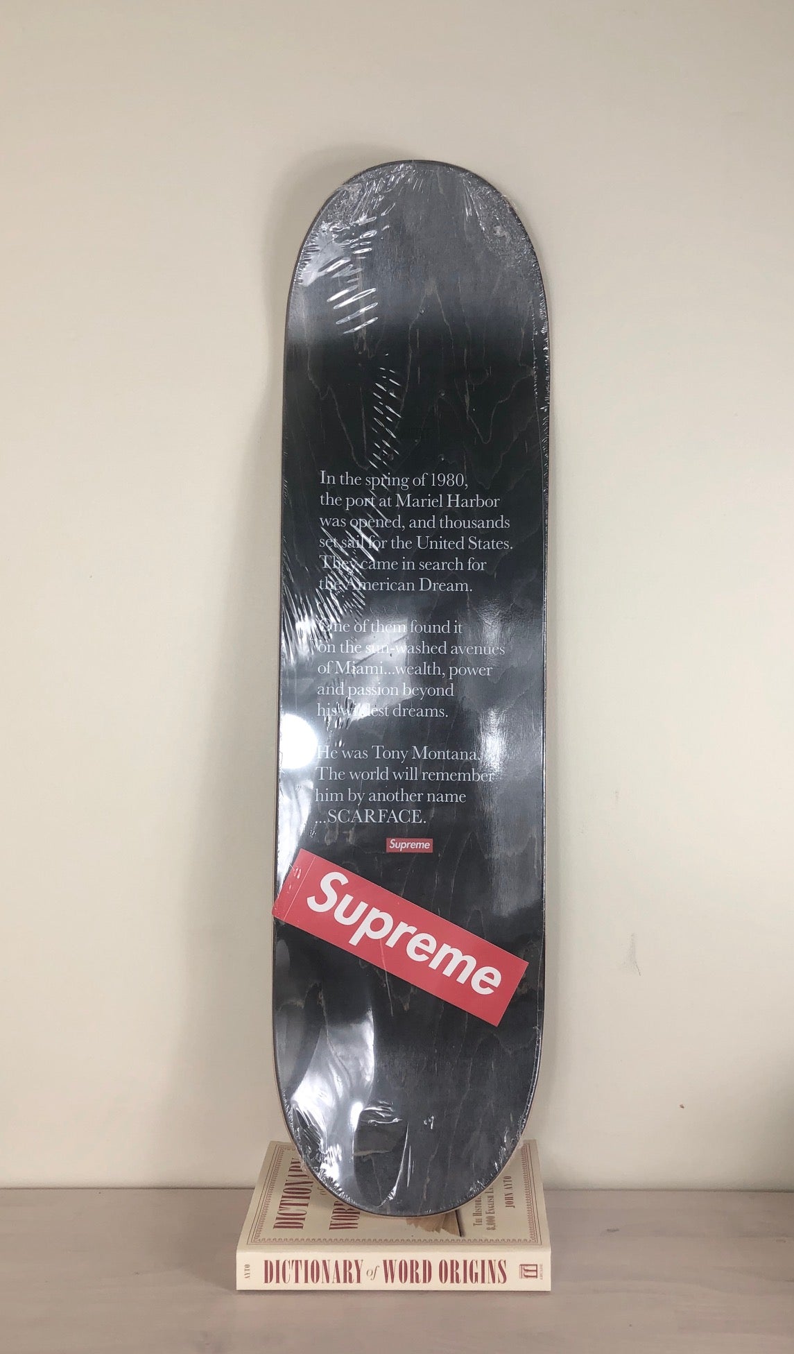 Supreme Scarface Shower Skateboard (FW17) (Size 8.625)