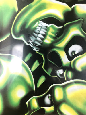 Supreme Skull Pile Bandana Green - SS18 - US