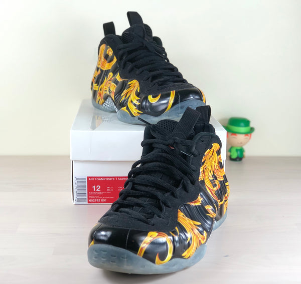 Nike foamposite x on sale supreme